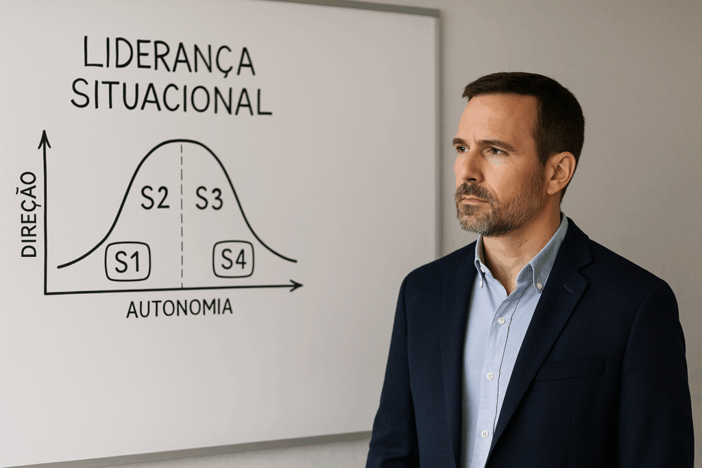 "Descubra como líderes situacionais inspiram confiança, estimulam adaptabilidade e alcançam resultados mesmo diante de mudanças constantes."